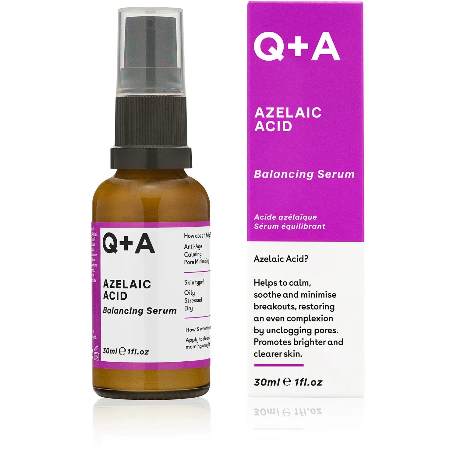 Q+A Azelaic Acid Balancing Serum, 30 ml