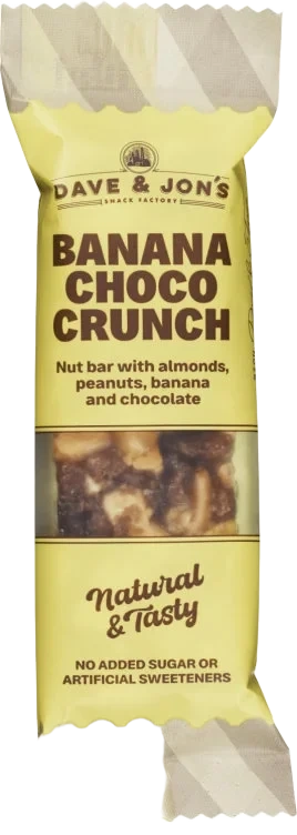 Dave&Jon's Nøttebar Banana Choco Crunch 35g