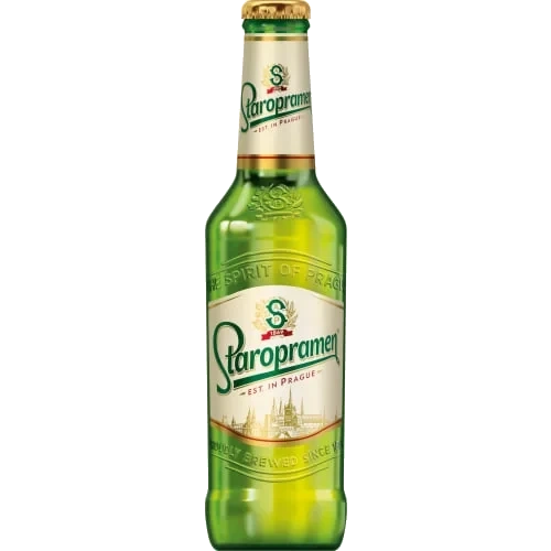 Staropramen Ljus Lager 3,5% Folköl Glas