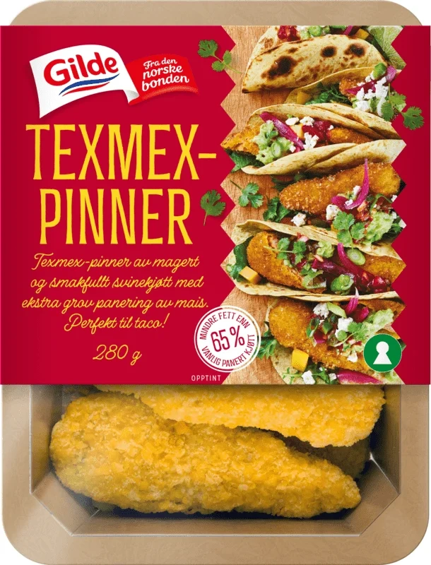 Gilde Panert Svin Texmex 280g