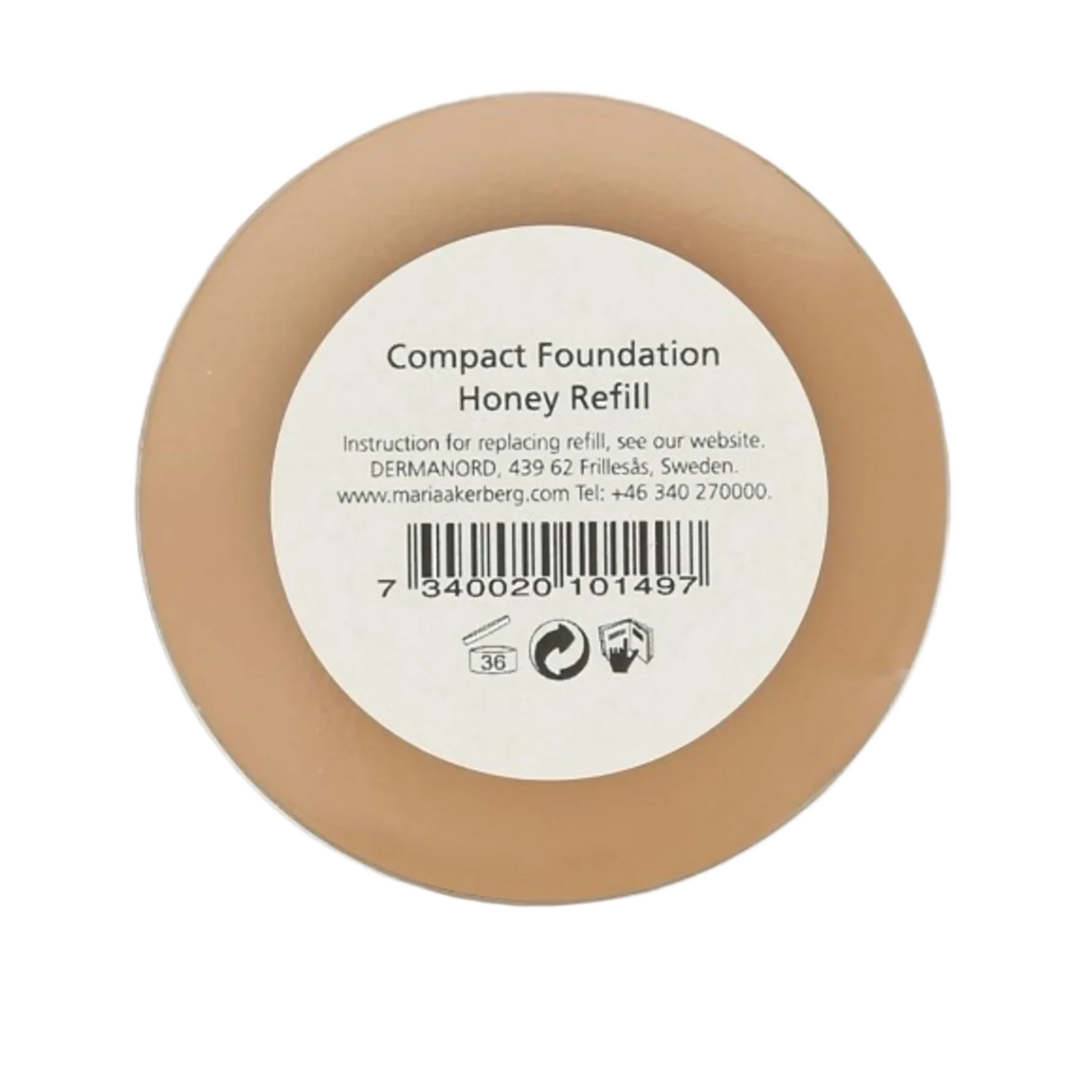 MARIA ÅKERBERG Compact Foundation Refill Sticker Honey