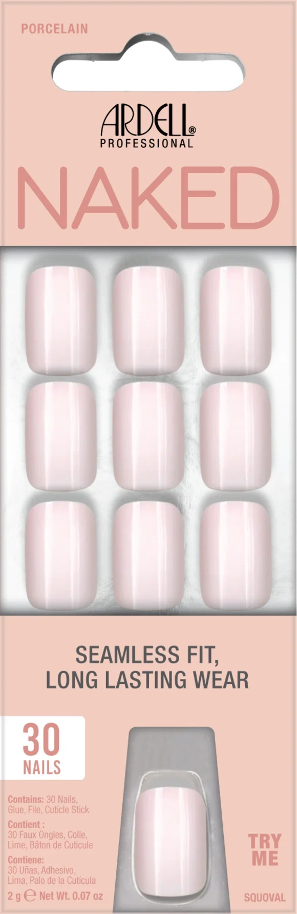 Ardell Naked Collection Artificial Nail Porcelain