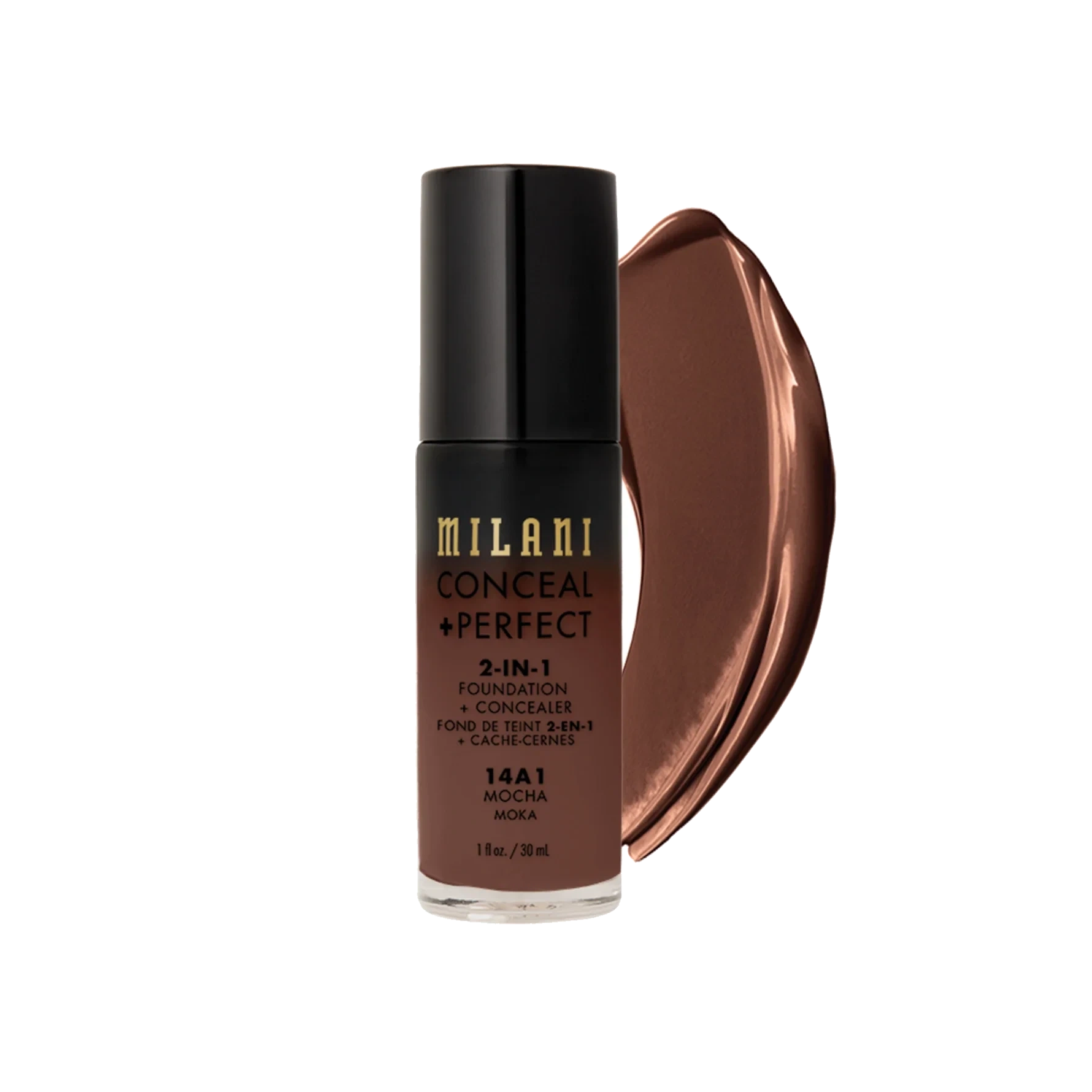 Milani Conceal + Perfect 2-In-1 Foundation 14A1 Mocha
