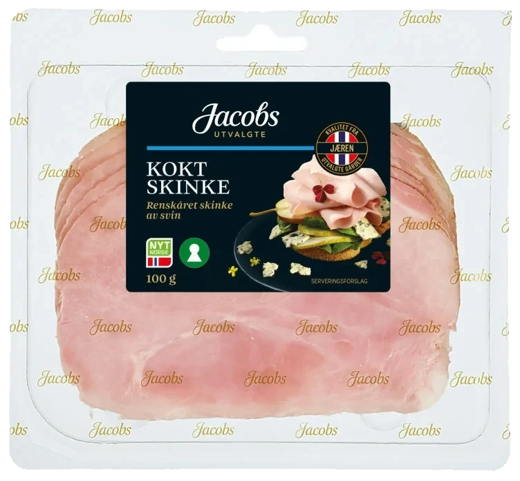 Kokt Skinke 100g Jacobs Utvalgte