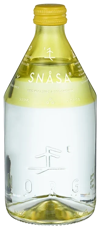 Snåsa m/sitronsmak og kullsyre glass   6x0,5l