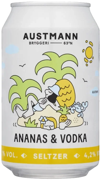 Austmann Ananas Seltzer 0,33l bx