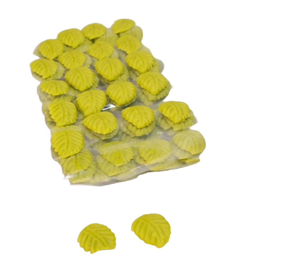 Marsipanblad, 30x20 mm, 1,4 g