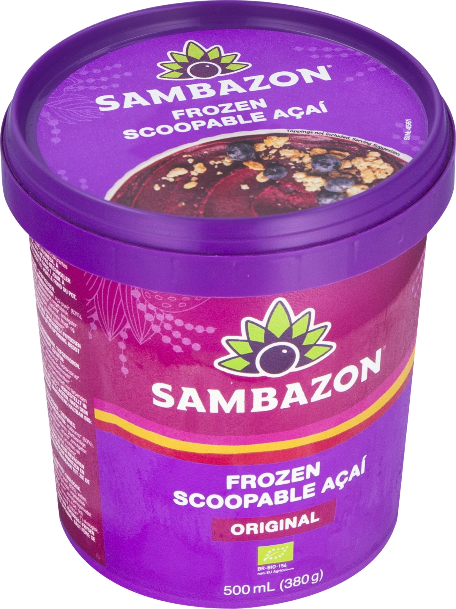 Sambazon Frozen scoopable Acai