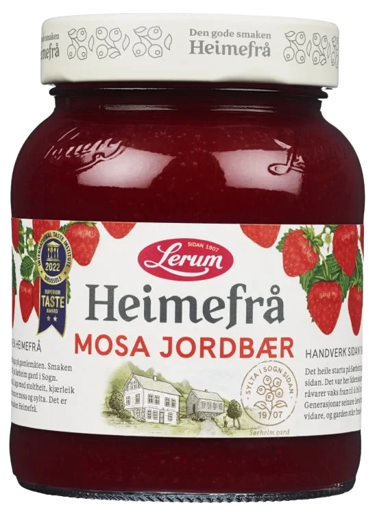Jordbærsyltetøy Mosa Heimefrå 380g
