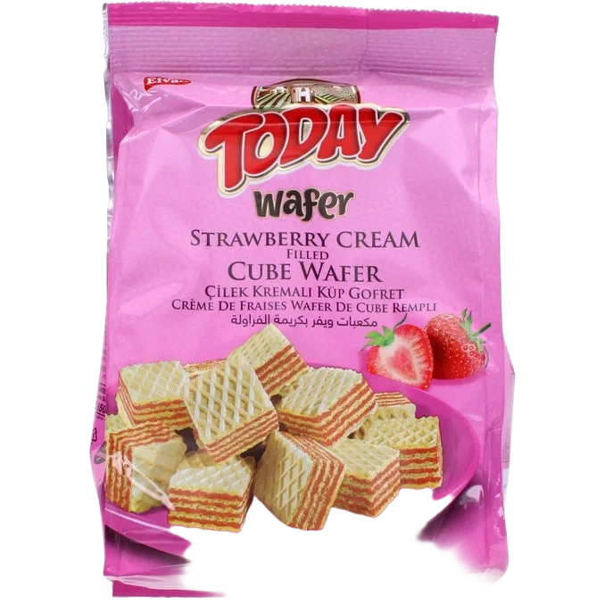 Wafer Jordgubb