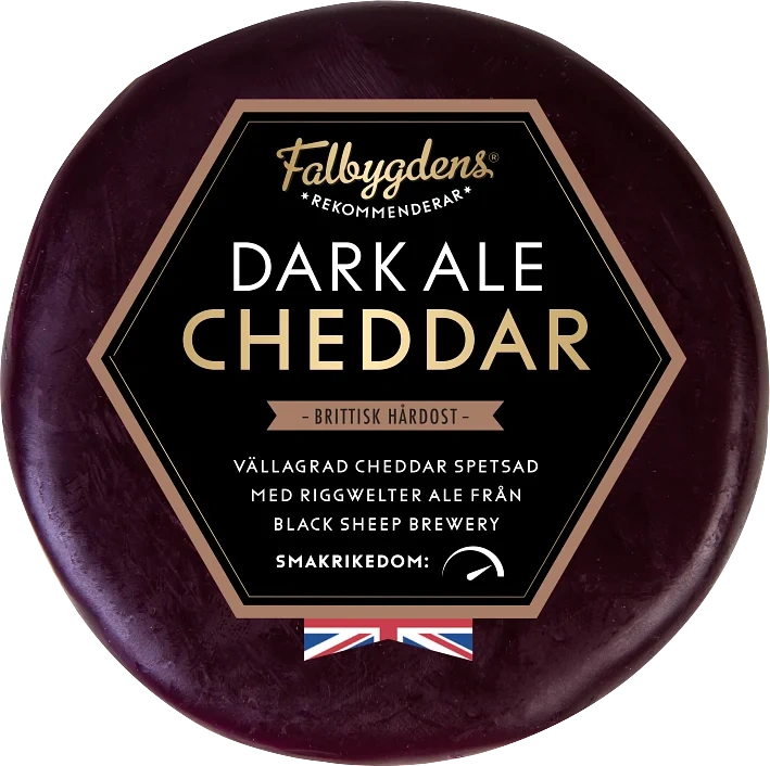 Cheddarpuck dark ale hårdost