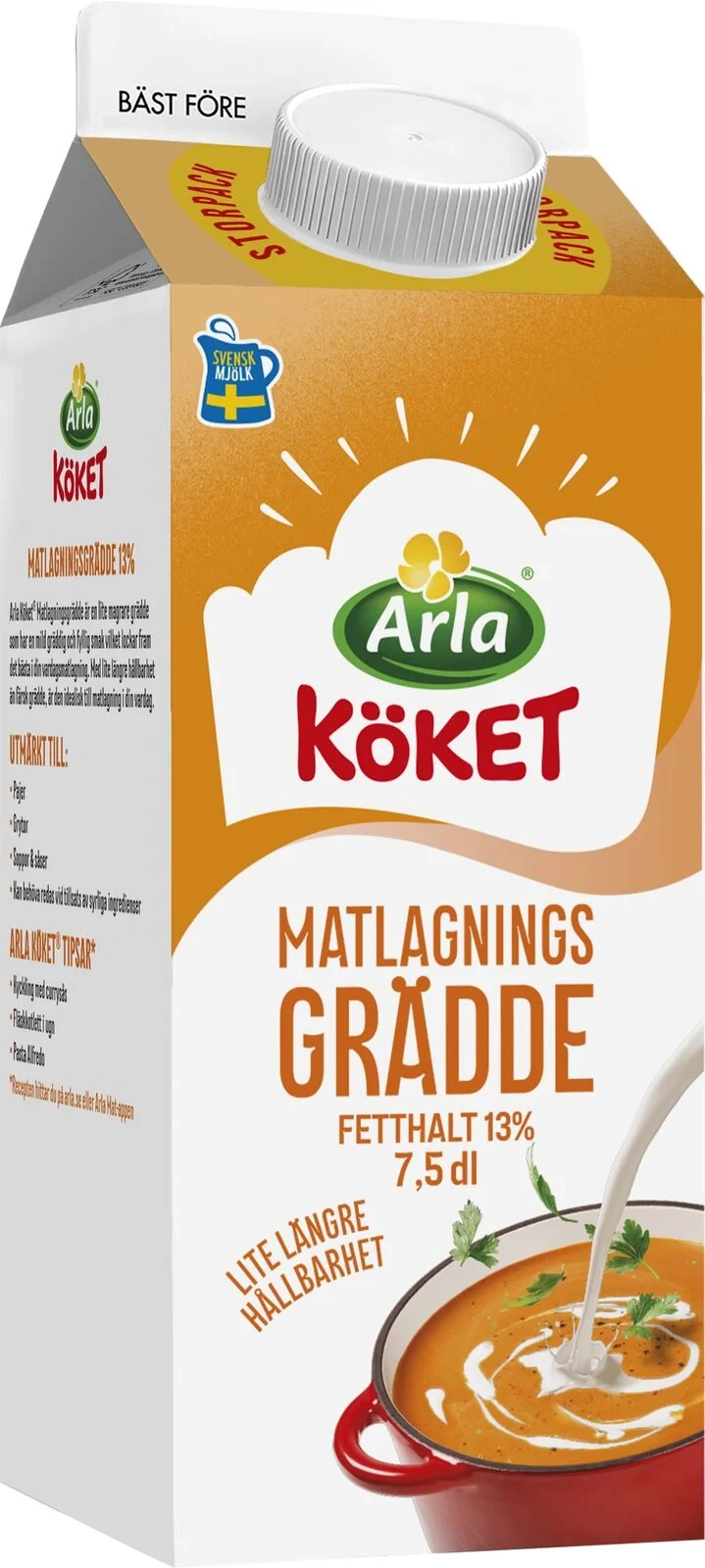Matlagningsgrädde 13%