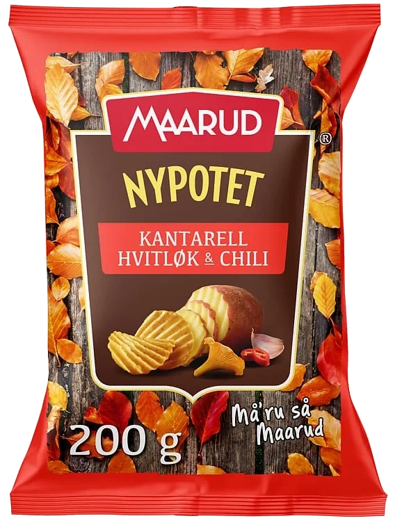 Nypotet Kantarel&Hvit&Chili 200g Maarud