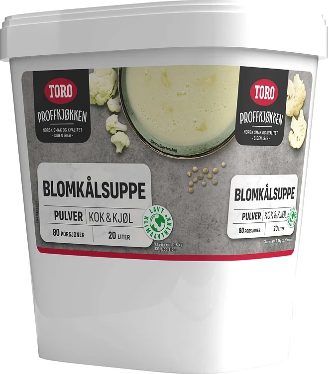Blomkålsuppe kok&kjøl 940g