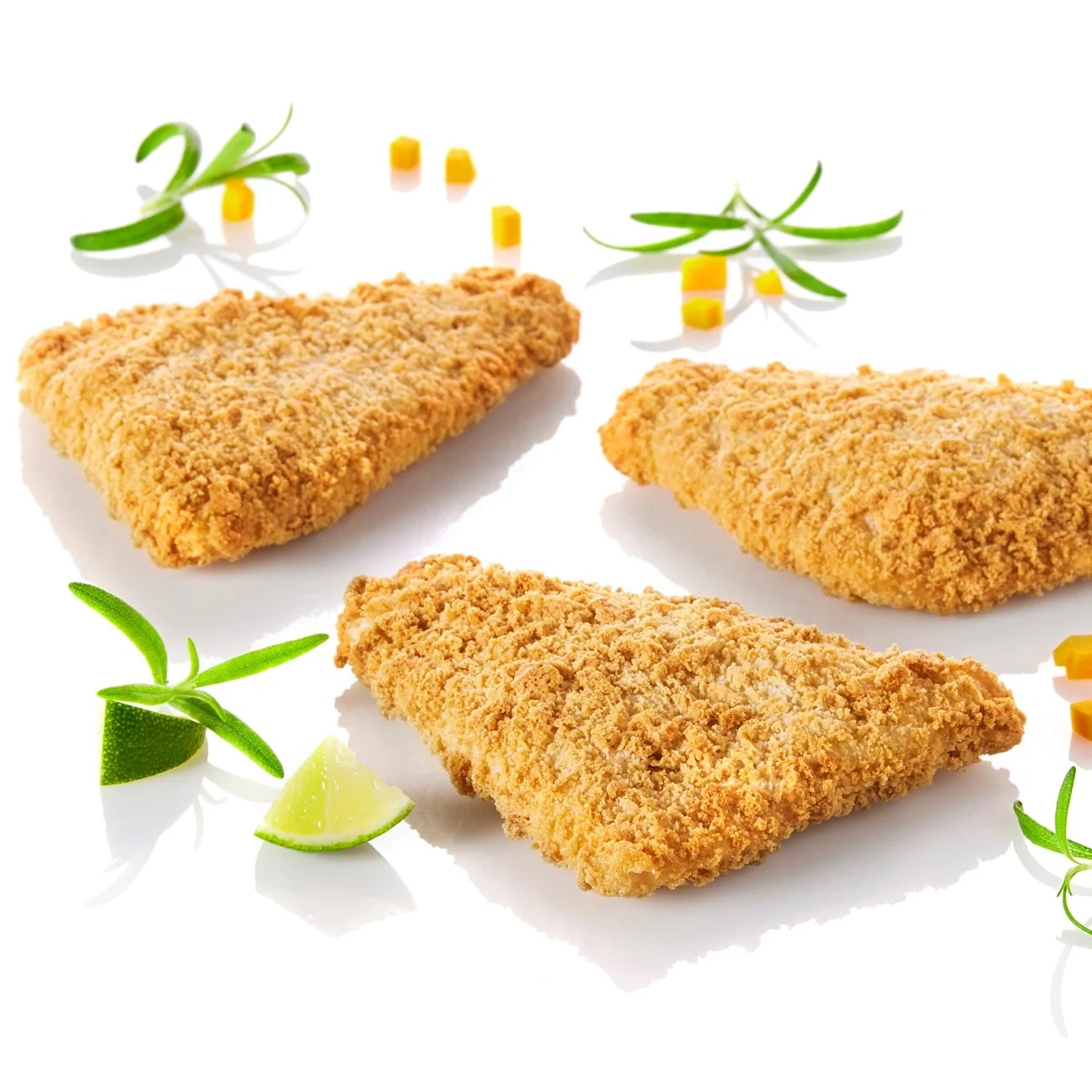 Panerad fiskfilé 100-130g Glutenfri