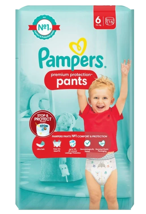 Pampers Premium Pants S6 15+Kg 15stk