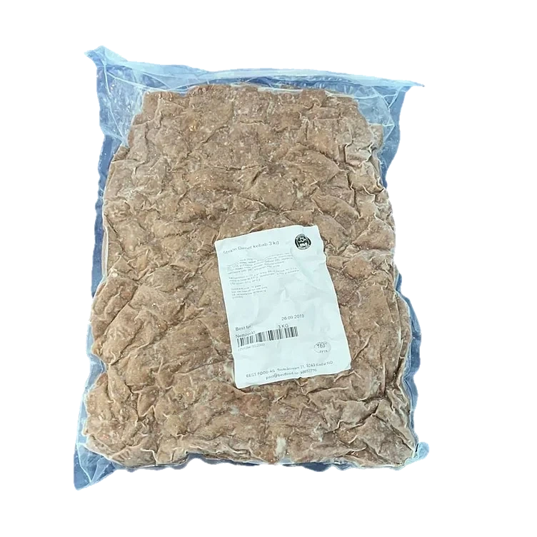 Stekte døner kebab halal rå/frys  3kg