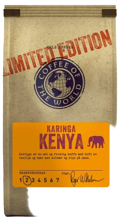 Karinga Kenya Hele Bønner 250g Cotw