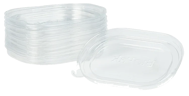 Lokk brick mini rpet gjennomsiktig 150/250ml  50stk