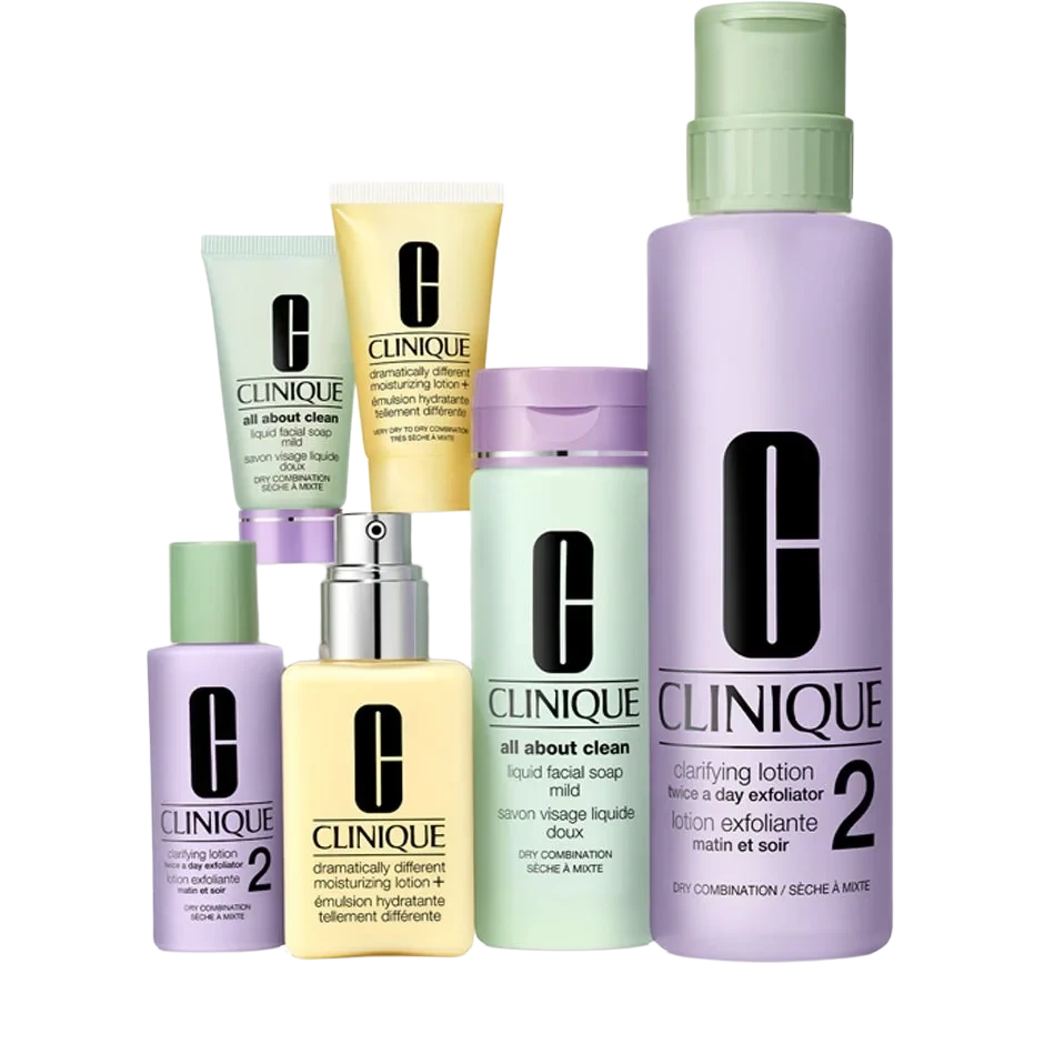 Clinique Great Skin Everywhere: For Dry Combination Skin Set