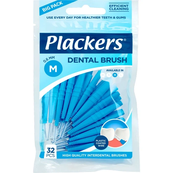 Mellanrumsborste Stl. M 32-pack