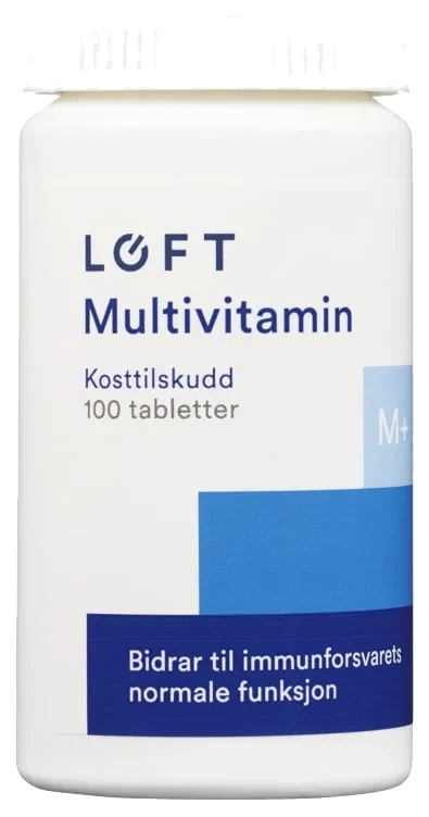 Multivitamin Svelgetablett 100stk Løft