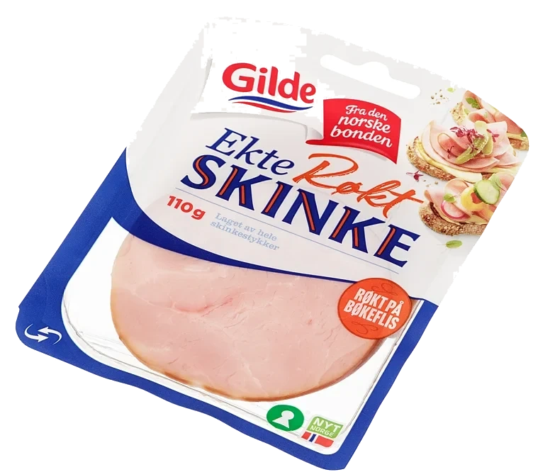 Skinke Røkt skivet 110g Gilde