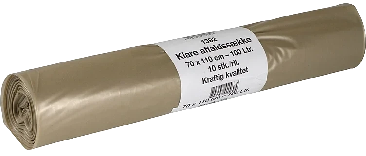 Avfallssekk Klar 70x110cm 55my 10sekker