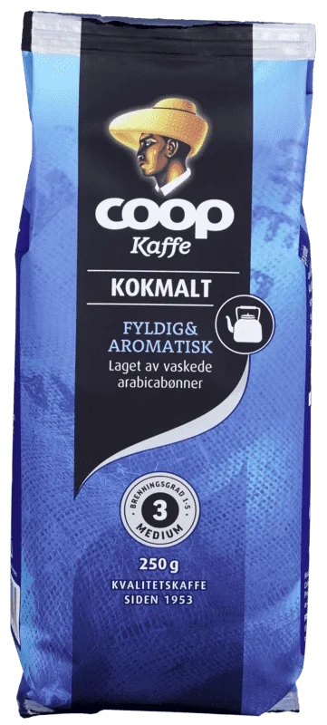 Coop Kaffe Kokmalt Blå 250g