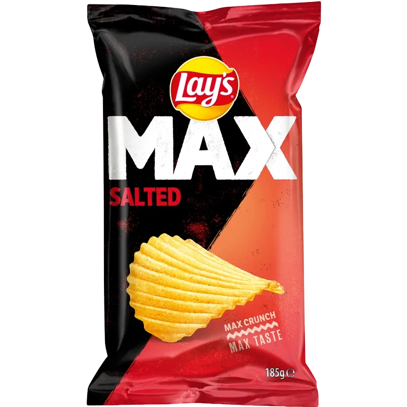 Lay's Max Salted Potetchips 185g