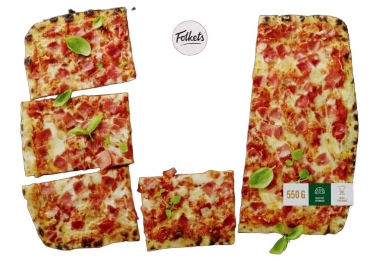 Pizza Prosciutto 550g Folkets