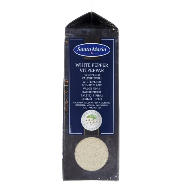 Hvit Pepper Malt 500g Santa Maria