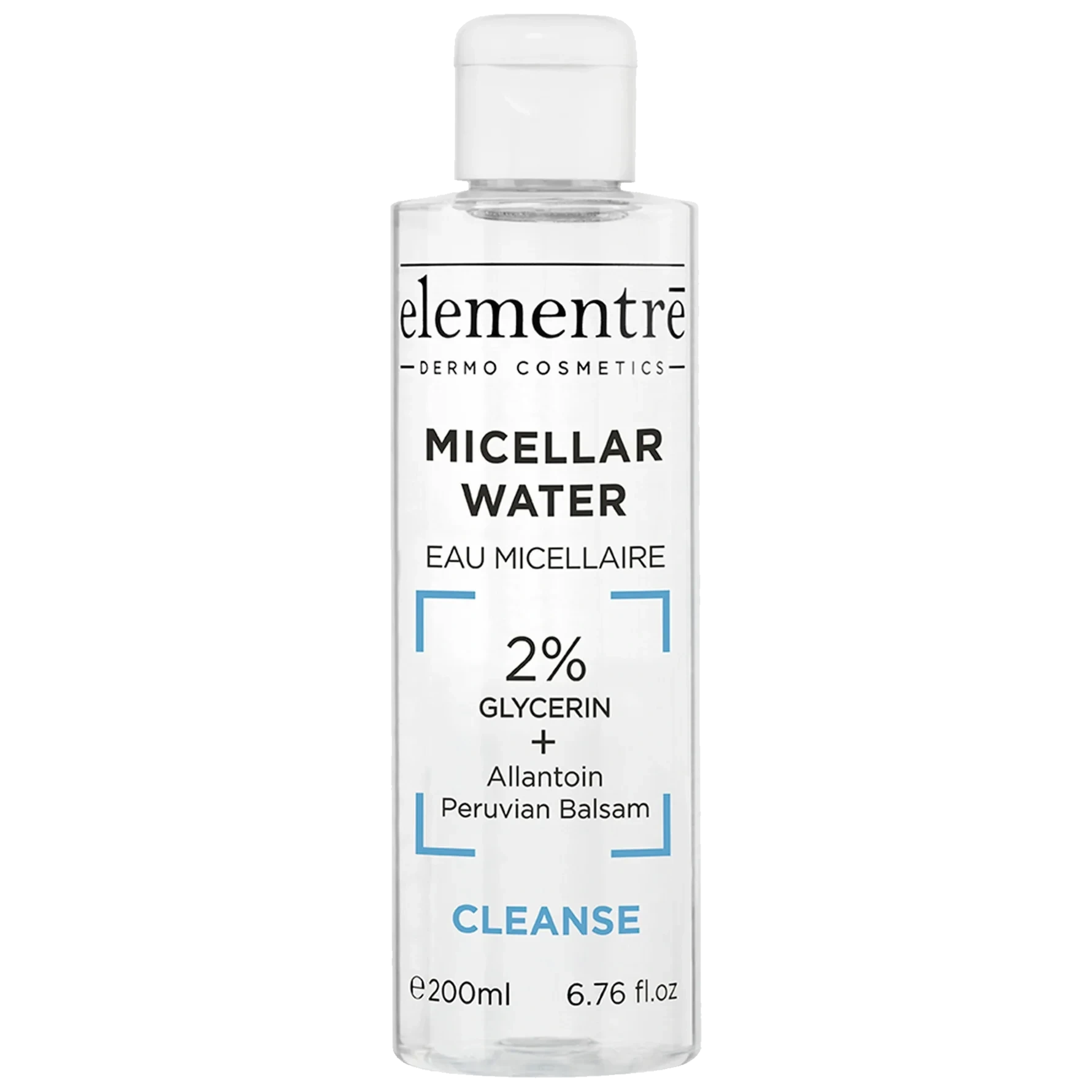 elementrē Micellar Water - 2% Glycerin 200 ml