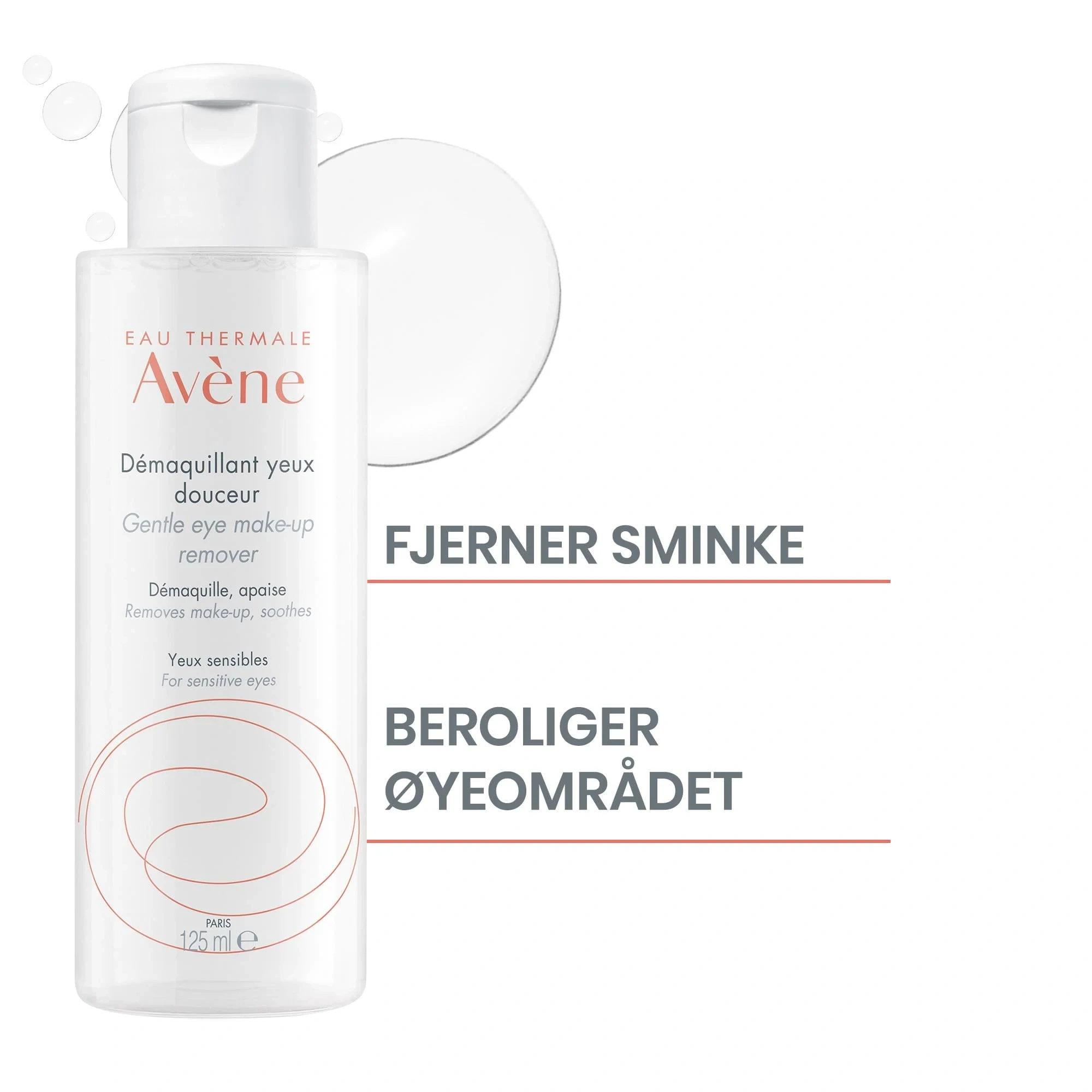 Avène Gentle Eye Make-up Remover, 125 ml