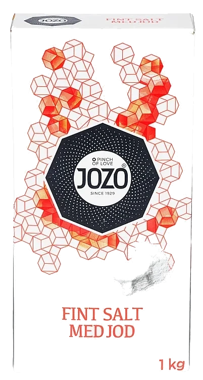 Jozo husholdningssalt med jod 1kg