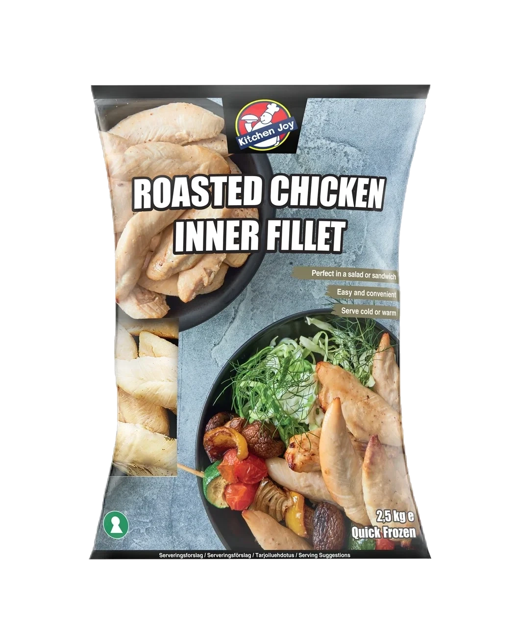 Kycklinginnerfilé stekt 30-40 g