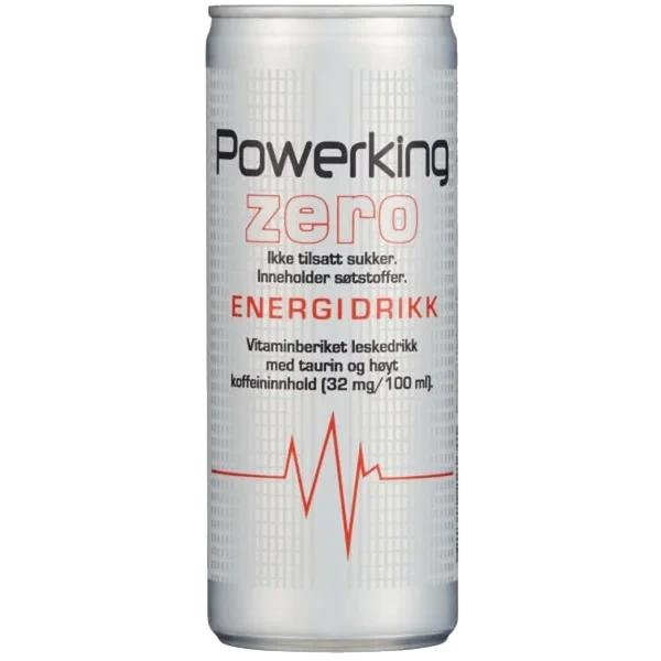 Powerking Zero Energidrikk 250ml Bx