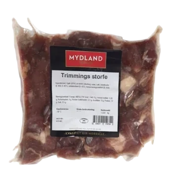 Trimmings Storfe Ca 10kg Kart Frys Mydland