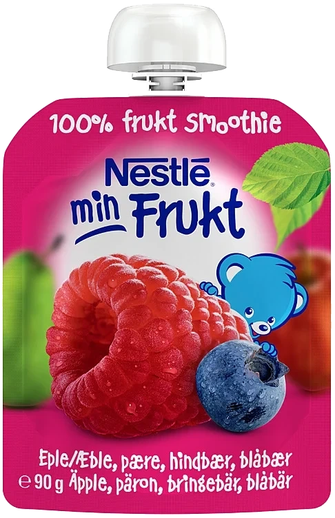 Min frukt eple br.bær smoothie  90g