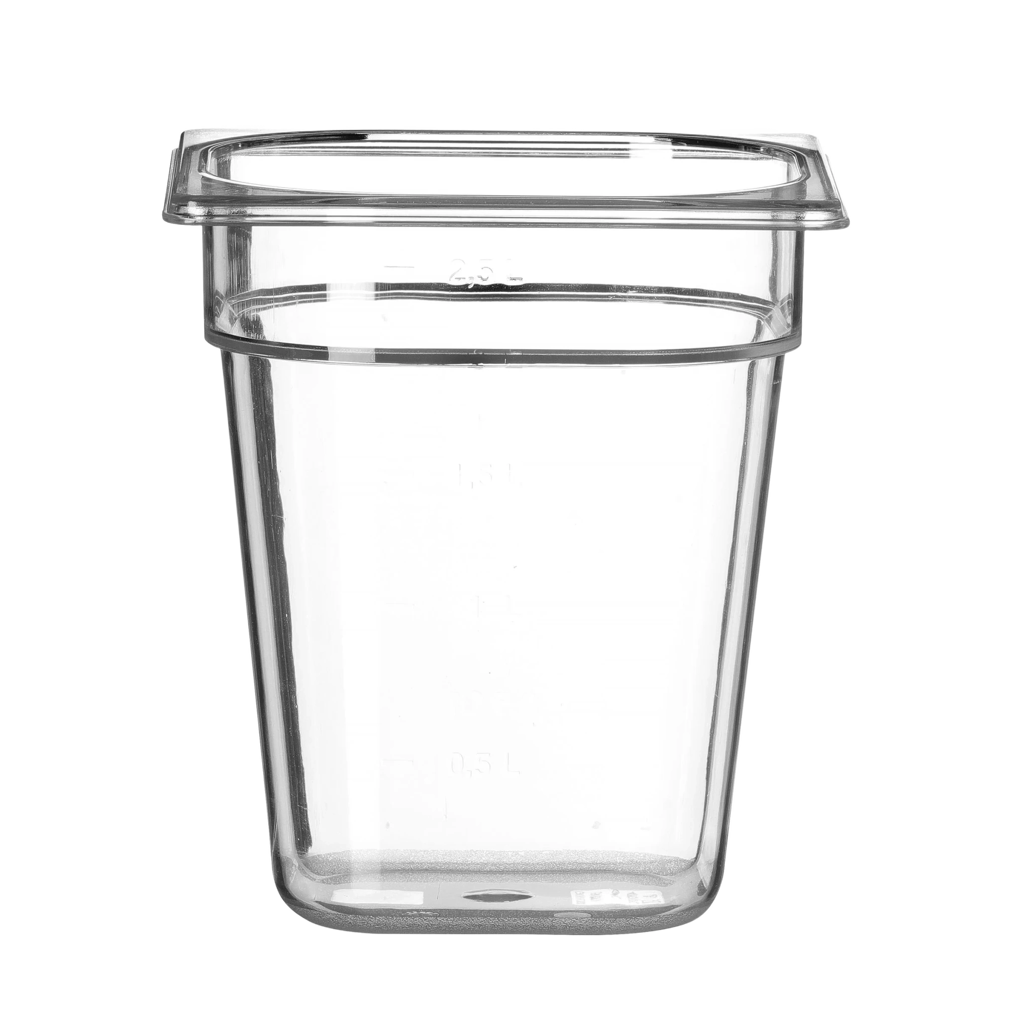 GN-behållare transparent