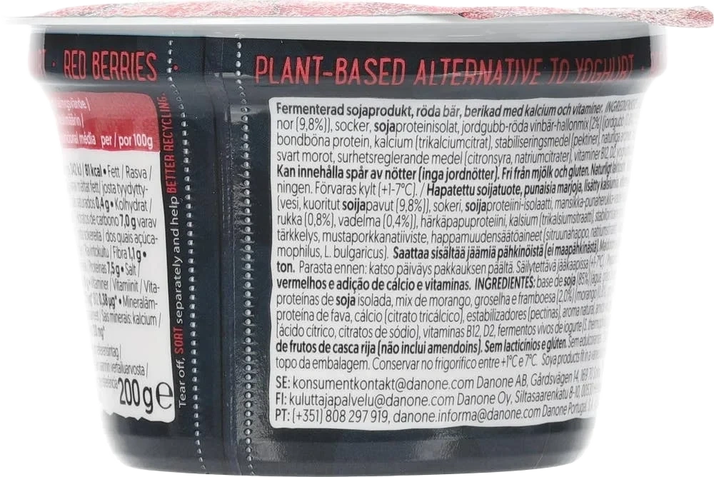 High protein red berries