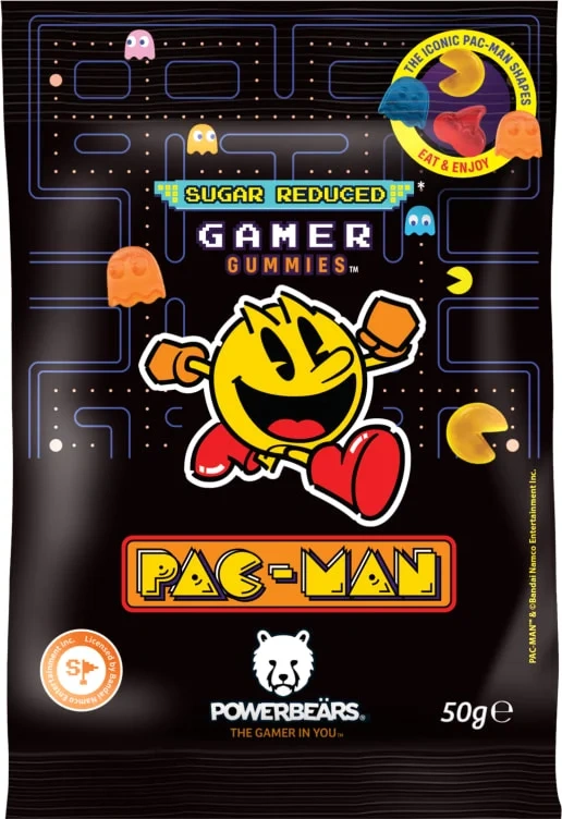 Pac-Man Gamer Gummies 50g Powerbears