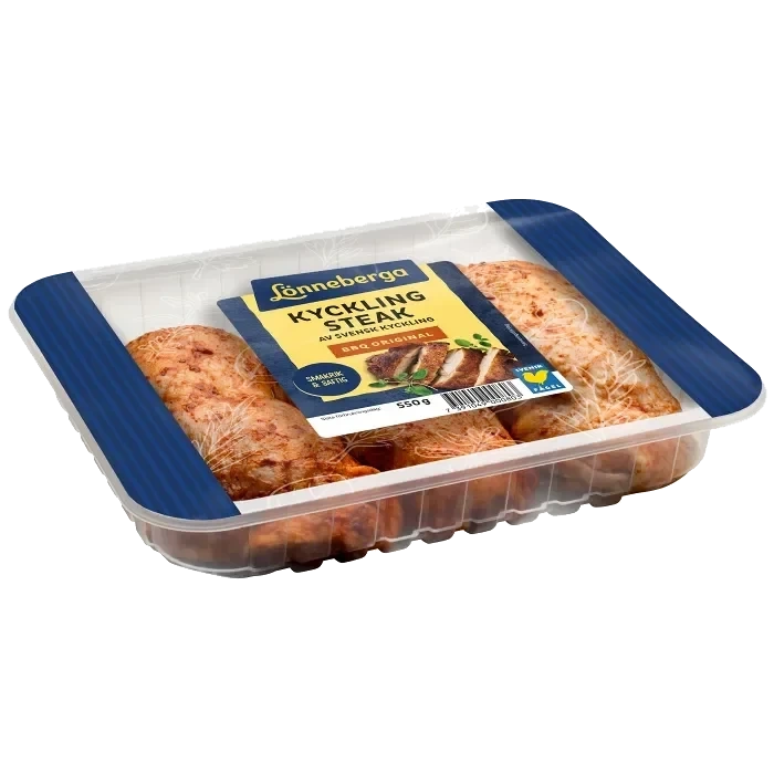 Kycklingsteak Färsk BBQ Original 550g Lönneberga