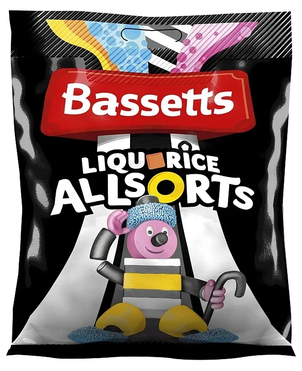 Bassetts liquorice allsorts 190g