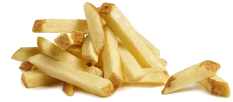 Pommes frites glatt rettkutt. m/skall 11x11mm   50x180g