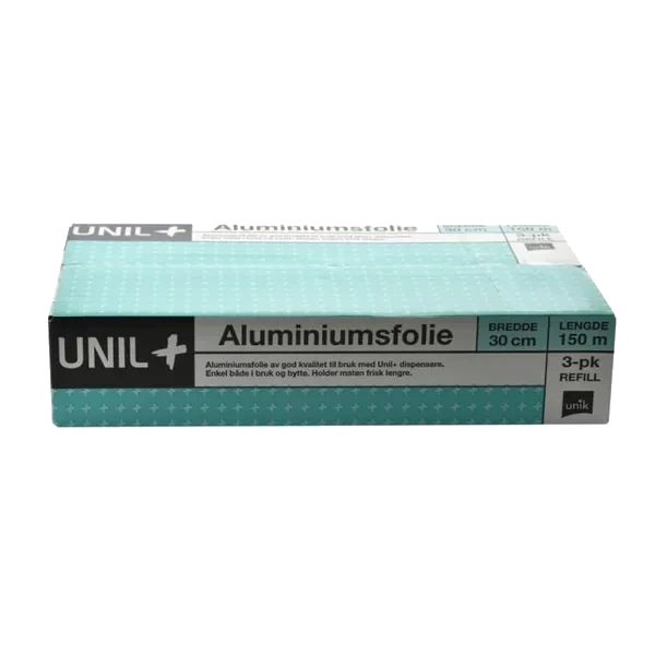 Aluminiumsfolie Refill 30cm-3pk Unil