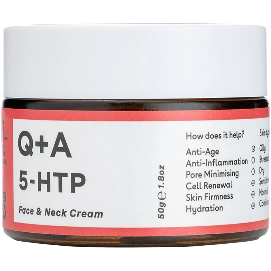 Q+A 5-HTP Face & Neck Cream