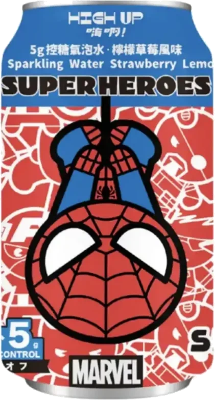 High Up Marvel Strawberry Lemon 330ml