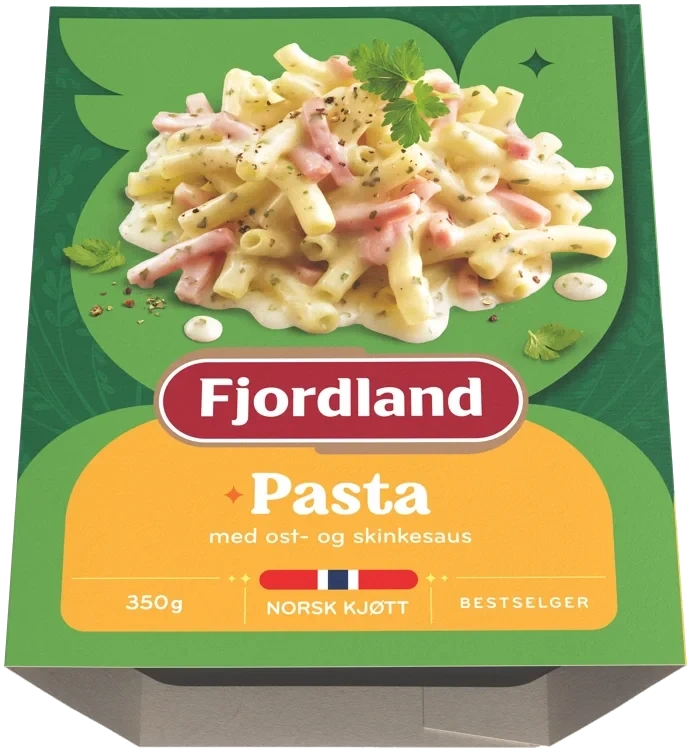 Pasta m/ost&skinkesaus skål   350g