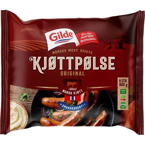 Kjøttpølse Original 900g Gilde
